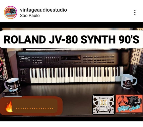 Teclado Roland Jv-80 Synth 9o S