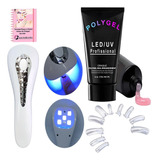 Kit Polygel Gel Alongamento Iniciante Gel Alta Densidade Gbm