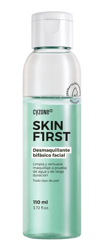 Desmaquillador Facial Bifasico Skin First De Cyzone