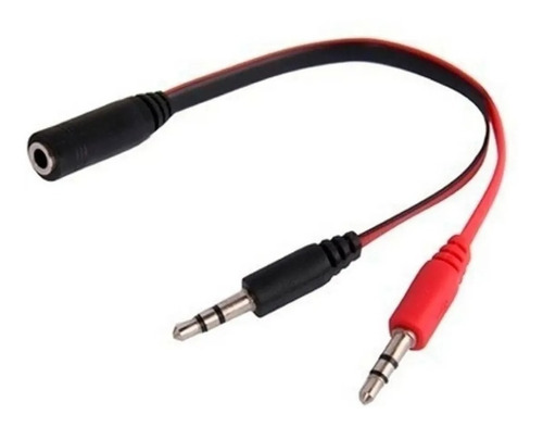 Adaptador Audio Jack 3.5 Auricular Micrófono Cableresistente