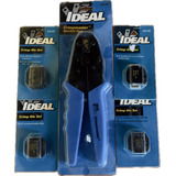 Juego Herram. Ideal Pinza Y Dados Rj45 Rj11 Rj22 Rg59 Rg6