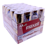 Pack 20 Pilas Maxell Alcalina Aa 1.5v