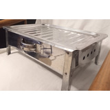 Brasero De Mesa Acero Inox Usado, Excelente Estado