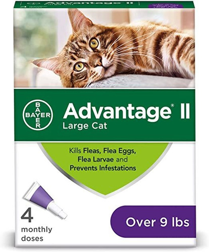 Ii Prevención De Pulgas Bayer Advantage Para Gatos Grandes, 