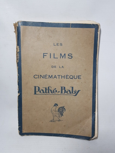 Antiguo Catálogo Pathé Baby Proyector Paris 1923 Mag 57620