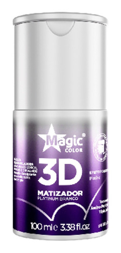 Magic Color Desamarelador - Gloss 3d Platinum Branco 100ml 