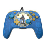Controle Com Fio Zelda Hyrule Blue - Nintendo Switch