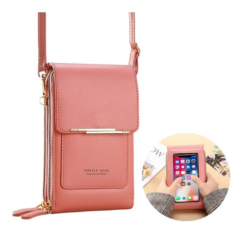 Bolsa Moda Femina Porta Celular Crossbody Touch Screen [u]