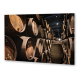 Cuadro Canvas Barril Madera Vino Bodega Cerveza Vaso P5