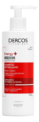 Shampoo Vichy Dercos Energy+ Combate Queda 400g