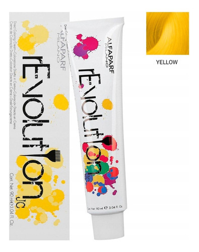  Alfaparf Revolution Tintura Fantasía Coloración Directa Pelo Tono Yellow