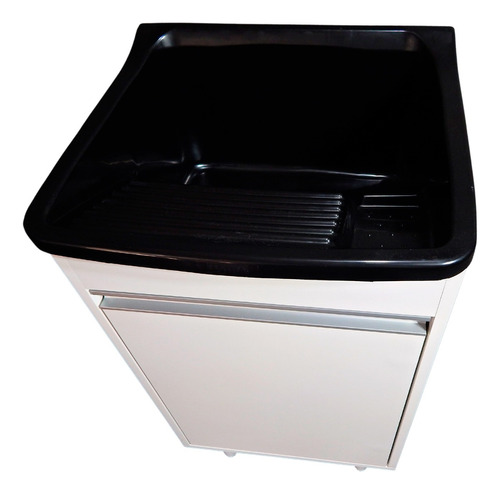 Tanque Com Gabinete Mdf 46cm Pequeno 22l Entregue Montado