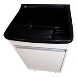 Tanque Com Gabinete Mdf 46cm Pequeno 22l Entregue Montado