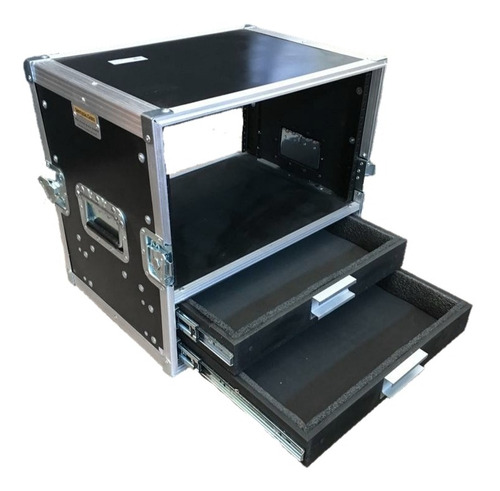 Case Rack 6u + 2 Gavetas Profundidade Útil 25cm