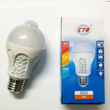 Lâmpada Bulbo Led Sensor De Presença A60 5w E27 Branca Fria Cor Da Luz Branco-frio 110v/220v