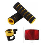 Kit Para Bicicletas Manillar+ Timbre+ Reflector Trasero