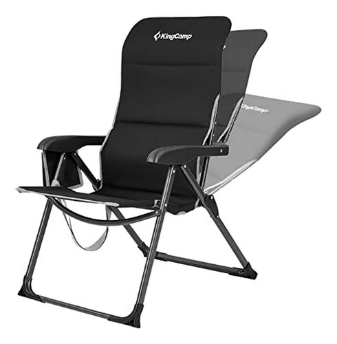 Kingcamp Silla Plegable Reclinable Para Acampar, Soporte Lum