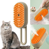 Cepillo Automático A Vapor 3 En 1 Para Gatos Perros Roro Cepillo Mascotas Color Crema