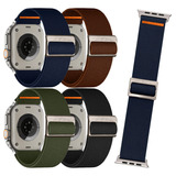 4 Pulseiras Elástico Para Apple Watch Iwatch Ultra Se 9 8 7