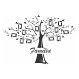 Adesivo Árvore Com Fotos Genealógica Família Para Sala