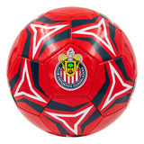 Balón De Fútbol Voit No.5 Club Guadalajara S100 2024 Color Rojo