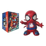 Dance Spiderman Robot Bailarin Luz Sonido Movimiento Avenger