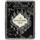 Manta Tejida Del Mapa Del Merodeador De Harry Potter