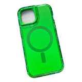 Funda Magsafe 360 Verde Para iPhone 15 Pro
