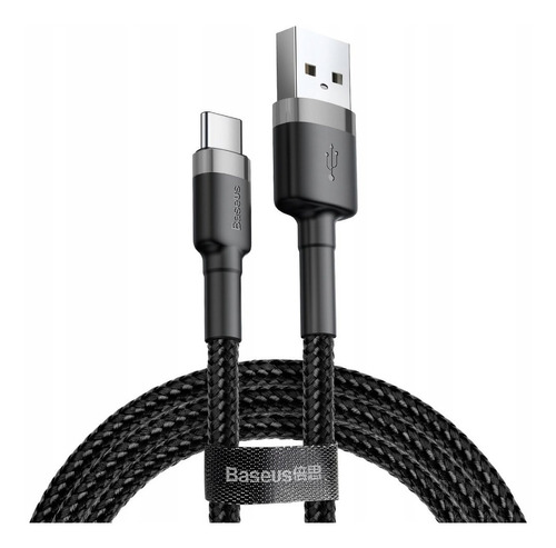 Cabo Usb Tipo-c Reforçado Carregamento Rápido 3a 1m Baseus