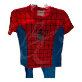Spiderman Pijama 100% Algodon Ropa Niño 3modelos