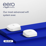 Sistema De Enrutador Wi-fi Eero Pro 6e, 2 Piezas, Blanco