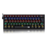 Teclado Gamer Mecânico Fizz, Preto, Abnt2, K617-r-b