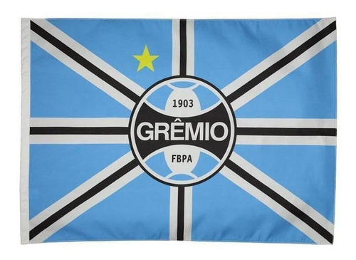 Bandeira Oficial Do Grêmio 90x1,28m Dupla Face 2 Panos