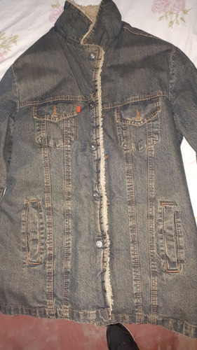 Campera De Jean Larga Bross Original