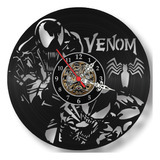 Relogio Parede Venom Vilão Heroi Filmes Desenho Serie Vinil