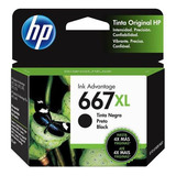 Cartucho Hp 667 Xl Black Original