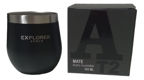 Mate Explorer Apolo Clásico 193 Ml Acero Inox.