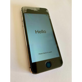  iPhone 5s, 16 Gb, Cinza-espacial, Usado, Sem Biometria 