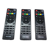 3 Controles Universal Remoto Aparelho Tv Box Smart 4k Pilha