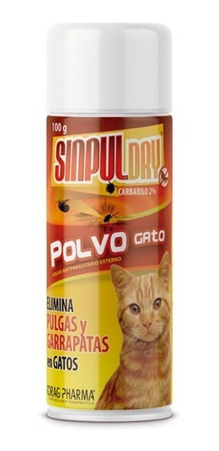 Sinpuldry Talco Antipulgas Para Gatos 100 Grs Pethome