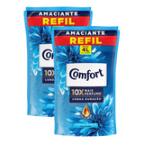 Kit 2 Refis Amaciante Concent Comfort Frescor Intenso 900ml