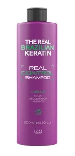 Shampoo Control Sin Sal X500ml. The Real Brazilian Keratin