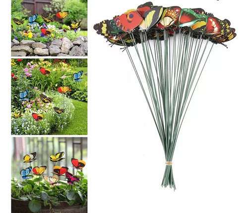  Borboletas Decorativas Arte Jardim Kit 10un