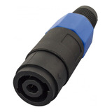 Conector Speakon Hembra Cable 4c Plastico Svp1001