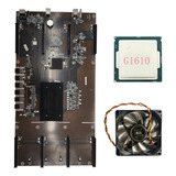 Placa Base Minera Eth80 B75 Bct+cpu G1610+ventilador De Refr