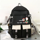 Mochila Escolar Casual Estilo Coreano Impermeable Nylon Moch