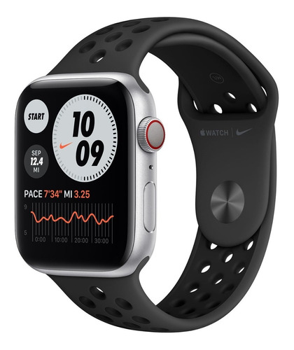 Apple Watch Series 6 44 Aluminio Silver Nike Sport Gps 4g