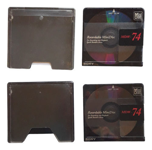 2 Mini Disc Sony 74min Usados 