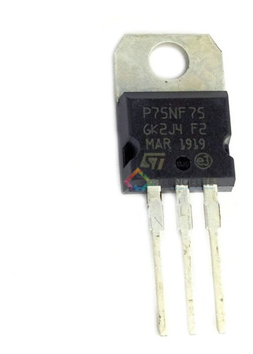 10 X P75nf75 P75n75 Mosfet Canal N Original 75 Volt 80 Amp