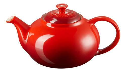 Bule Le Creuset Clássico Em Cerâmica 1,3l Utensilio Cozinha Cor Vermelho